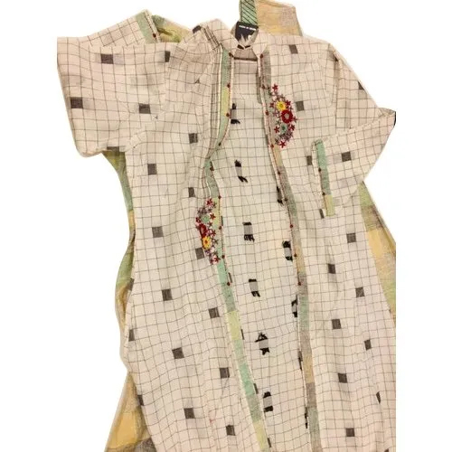 Ladies Cotton Embroidered Kurti