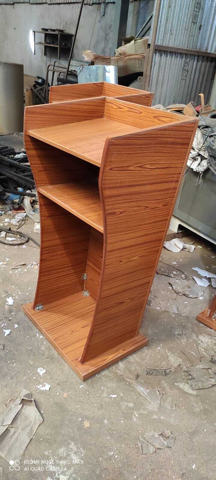 Mild Steel and Wooden Podium