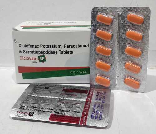 Diclofenac Paracetamol Serratiopeptidase Tablet
