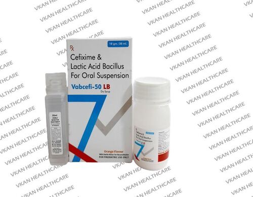 Cefixime 50 mg with Lactic Bacillus Dry Syrup