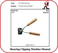 Shearing Clipping Machine Manual - Steel & Wooden Handle, 28 Inch Length | Durable, Reliable, Comfortable To Use, High Strength Design
