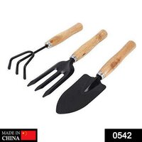Hand Cultivator, Mini Trowel, Garden Fork - Black, High Carbon Steel, Aluminum, Rubberized Grips | Durable, Lightweight, Versatile Hand Tools For Gardening