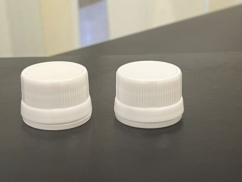 28Mm Pilfer Proof Cap With Glass Induction Wad - Color: White