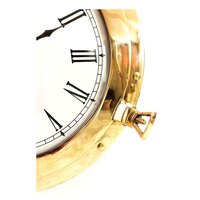Marine Brass Ship Porthole Analog Clock Brass Wall Clock