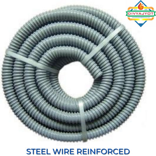 Grey Steel Wire Reinforced Pvc Pipe