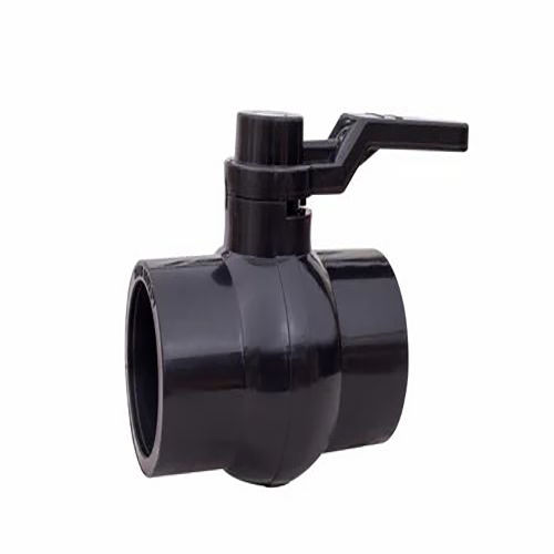 PVC Solid Black Ball Valve