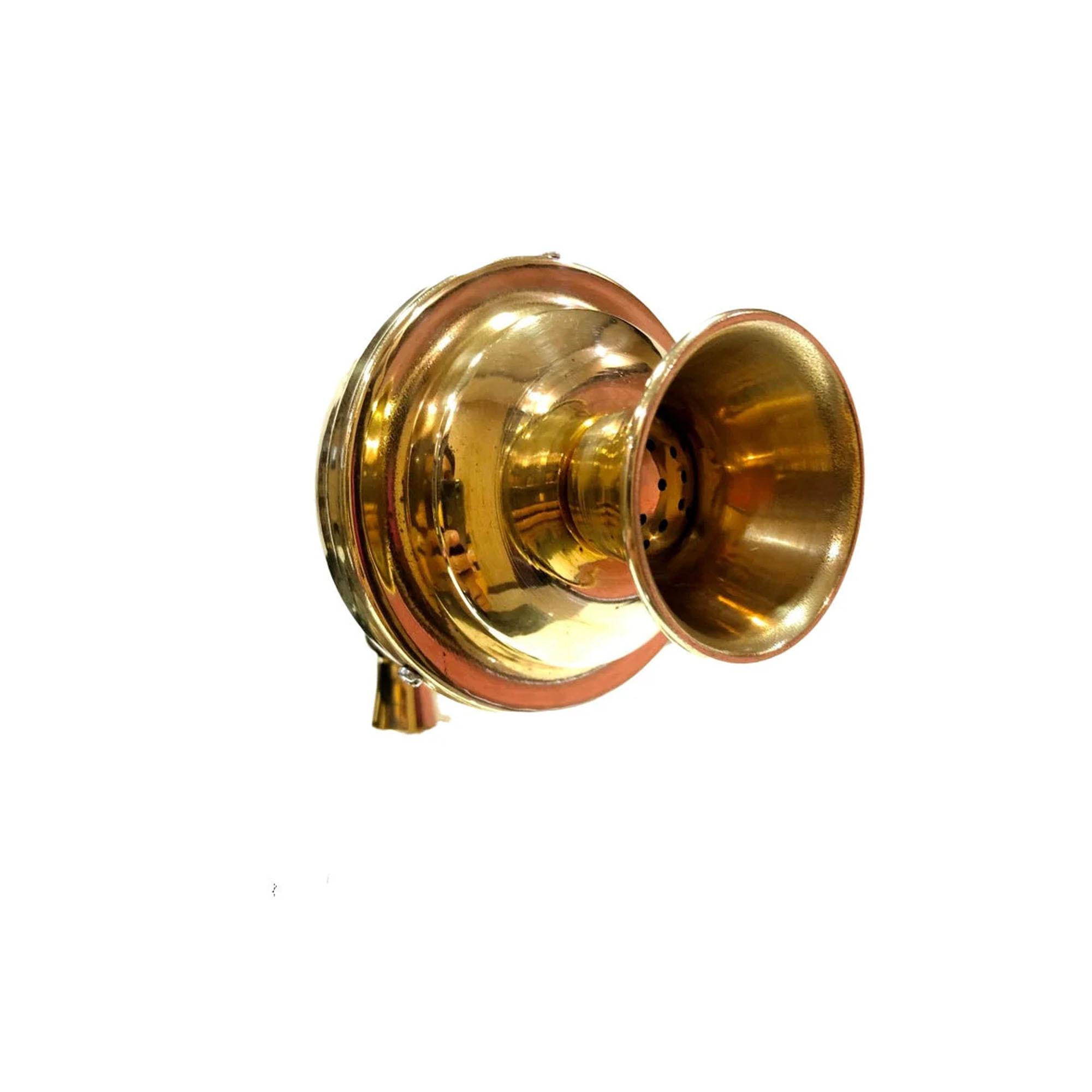 Brass Stylish Telephone Brass Shiny finish vintage candlestic Beautiful Nautical Solid Brass Rotary Dial Working Telephonek landline Telephone