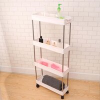 PLASTIC 4 LAYER FOLDING TROLLY