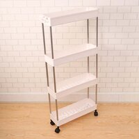 PLASTIC 4 LAYER FOLDING TROLLY