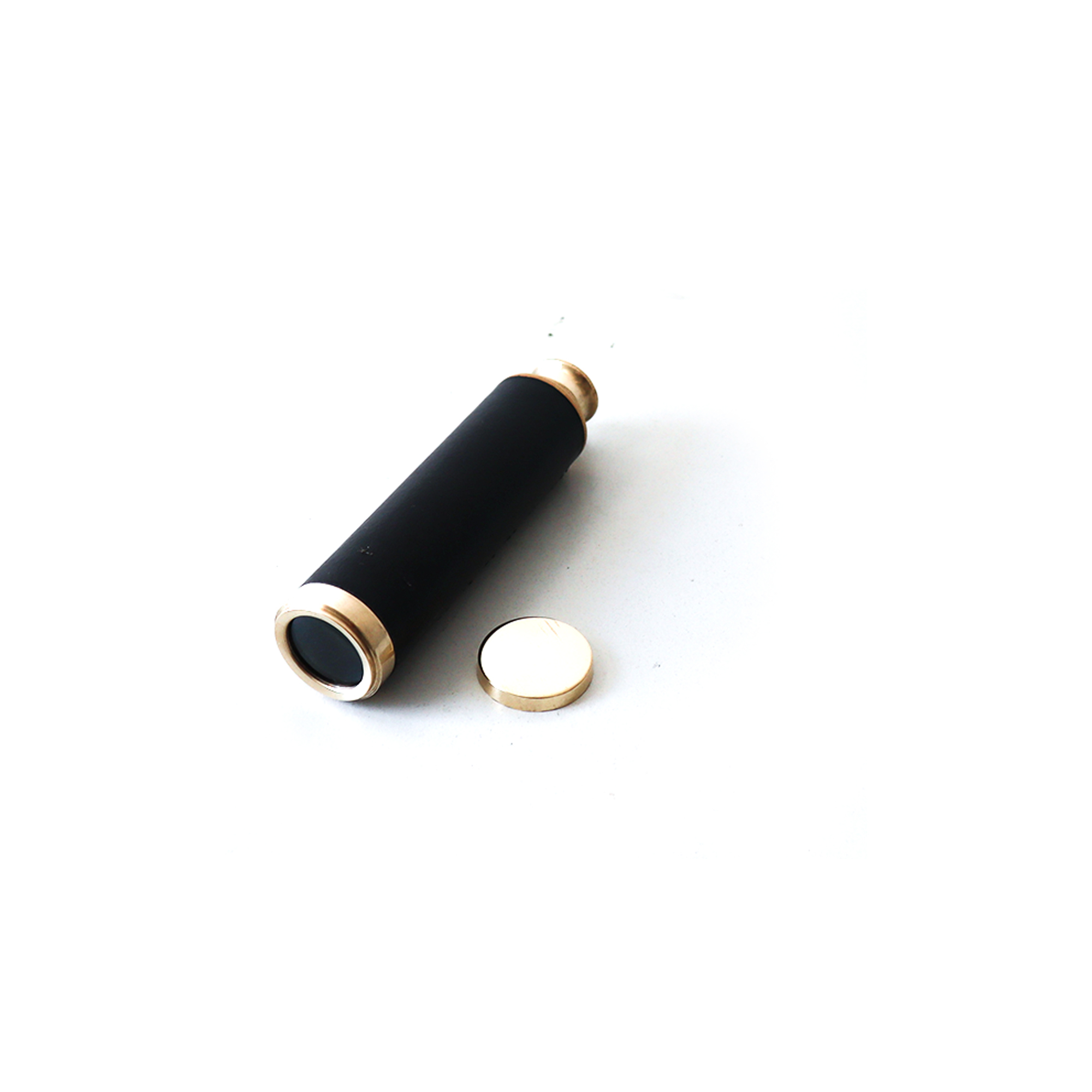 Nautical Brass and Leather Pocket Telescope