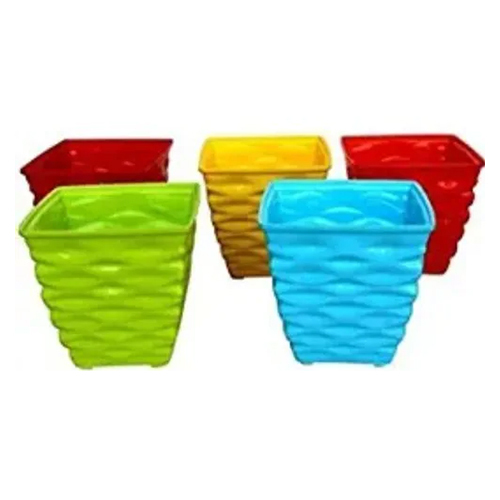 5 Inch Diamond Cut Flower Pot