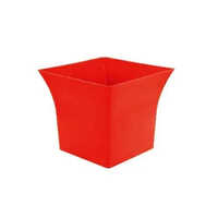 Plastic Square Flower Pot - Plastic Material, Customizable Colors | Versatile Design For Indoor And Outdoor Planting