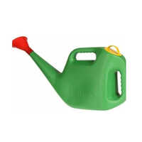 Plastic Watering Can - Smooth Plastic, 2 Liter Capacity, Vibrant Green | Ideal For Garden Use