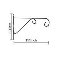 Wall Hanging Brackets - Steel, Various Sizes - Industrial Grade, Black Finish