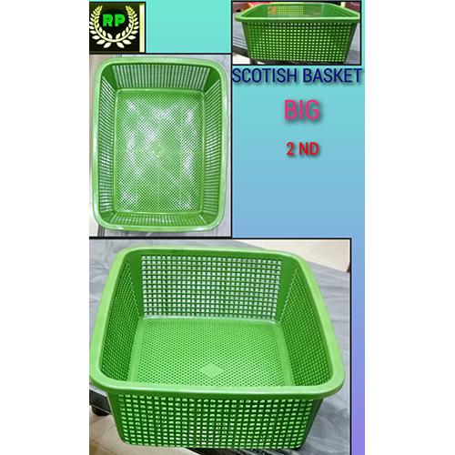 Scottish Big Plastic Basket