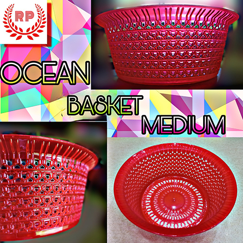 Ocean Medium Plastic Basket