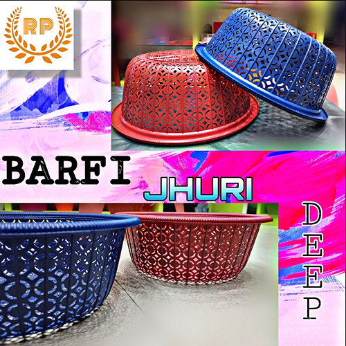 Barfi Deep Plastic Jhuri Basket