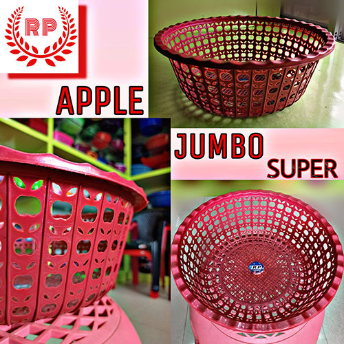 Apple Jumbo Super Plastic Jhuri Basket