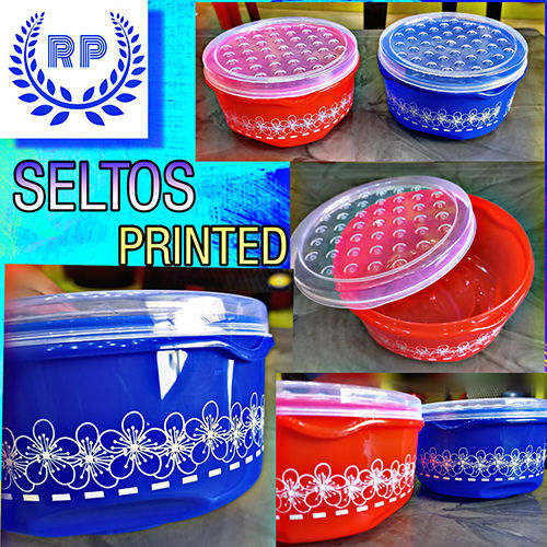 Seltos Printed Plastic Container