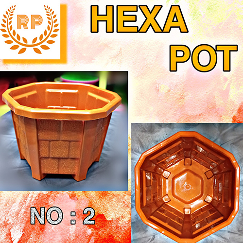 Plastic Hexa Pot