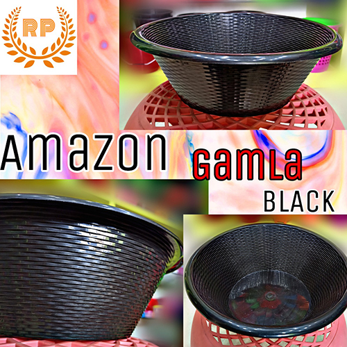 Amazon Black Plastic Flower Pot