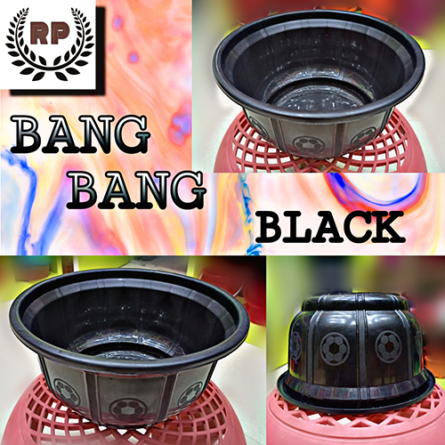 Bang Bang Black Plastic Tub