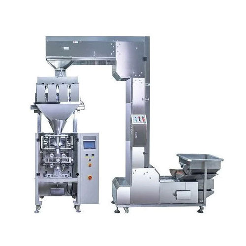 Silver Automatic Multi Head Chips Weigher Machine