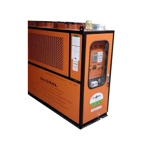 380V Air Cooled Water Chiller - Color: Orange-Black