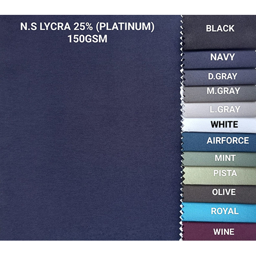 Navy Blue Lycra Fabric