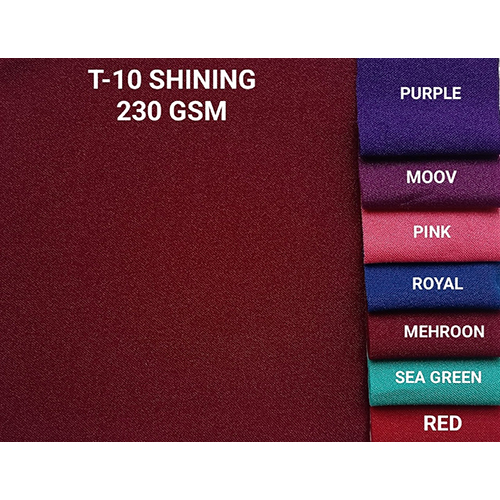 230 GSM T-10 Shining Fabrics