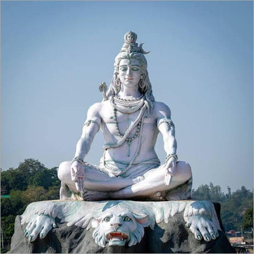 Polishing Marble Shiva Statue