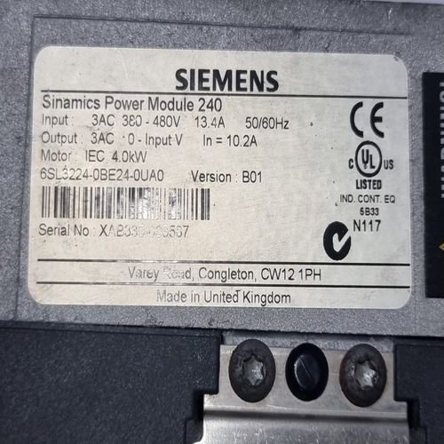 SIEMENS 6SL3224-0BE24-0UA0 POWER MODULE