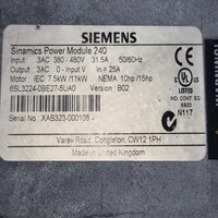 SIEMENS 6SL3224-0BE27-5UA0 POWER MODULE
