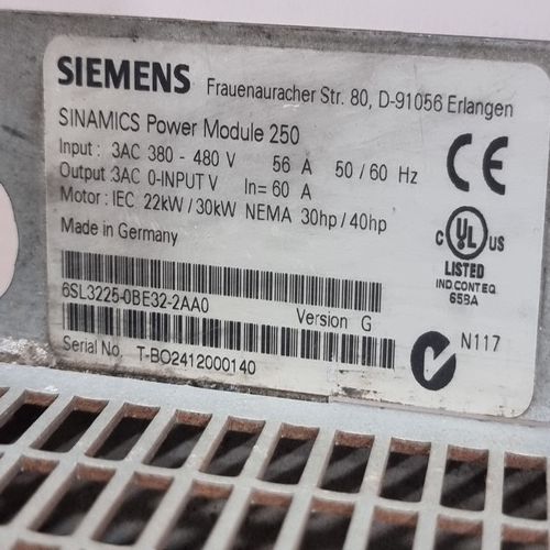 SIEMENS 6SL3225-0BE32-2AA0 POWER MODULE