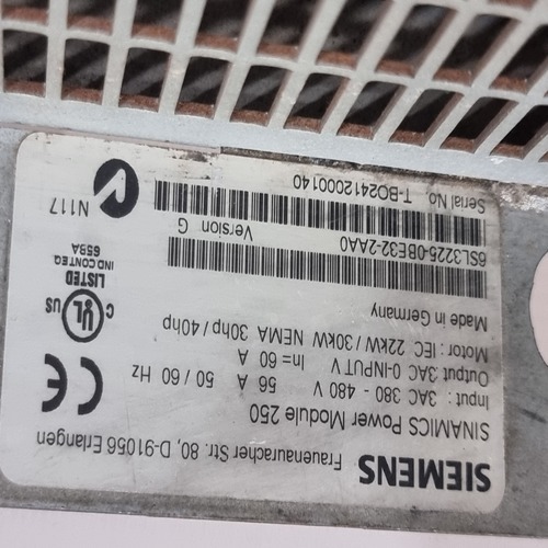 SIEMENS 6SL3225-0BE32-2AA0 POWER MODULE