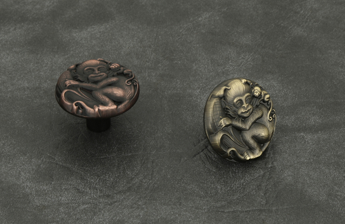 Zinc Cabinet Knobs