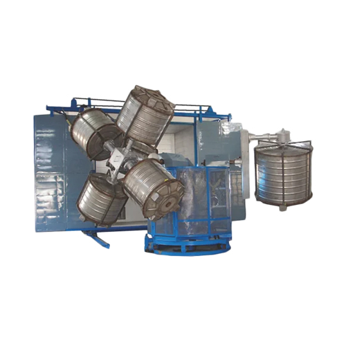 Semi-Automatic Bi Axial Rotational Moulding Machine