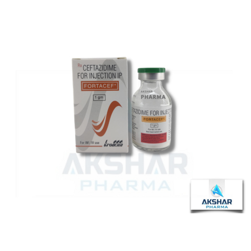 Fortacef 1Gm Injection - Formulations Form: Liquid