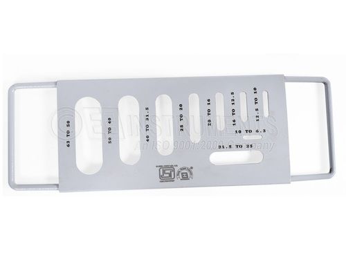 Isi Marked - Flakiness Gauge Application: Used To Determine The Percentage Of Particles In A Coarse Aggregate Material That Have A Thickness (Smallest Dimension) Of Less Than One-Half Of The Nominal Size