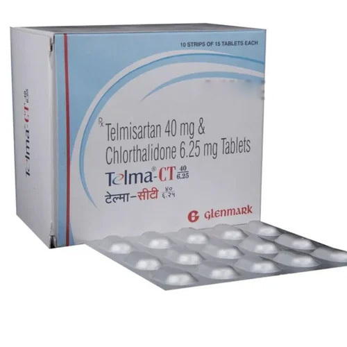 Telmisartan 40Mg And Chlorthalidone 6.25 Mg Tablets