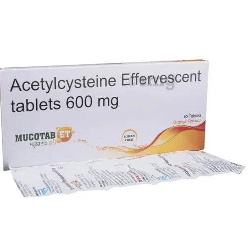 600Mg Acetylcysteine Effervescent Tablets Organic Medicine