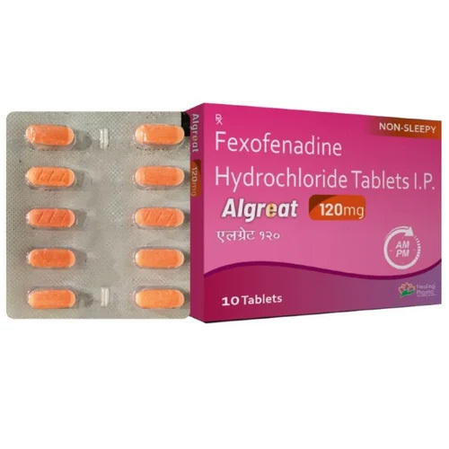 120 Mg Fexofenadine Hydrochloride Tablets Ip