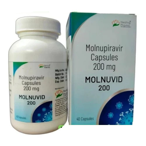 200Mg Molnupiravir Capsules Ip Organic Medicine