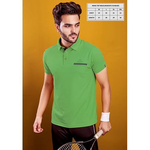 Mens Tennis Polo Neck T-Shirts
