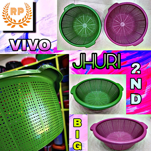 Vivo Big Plastic Jhuri Basket