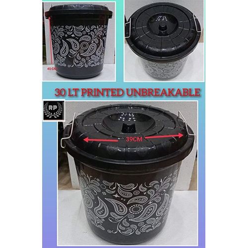 Printed Unbreakable Bucket