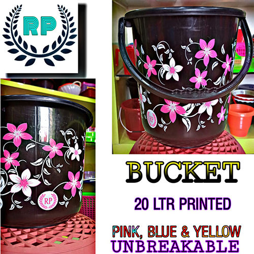 20Ltr Printed Plastic Bucket