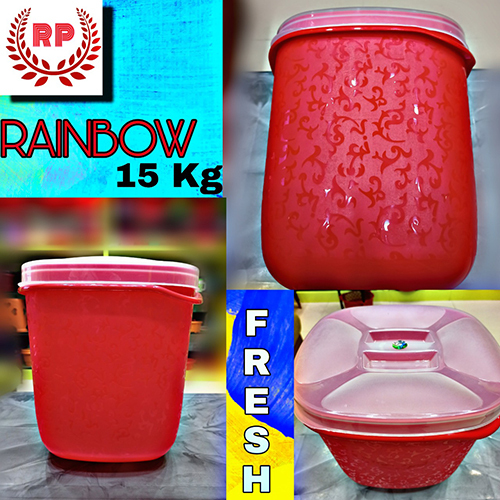 15Kg Rainbow Plastic Container Set