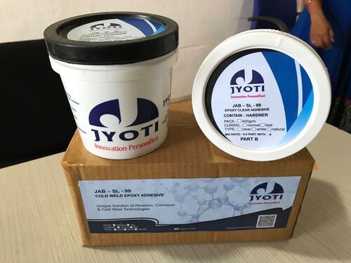 Metal to concrete joint adhesive