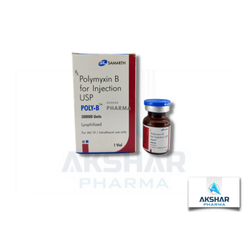 Poly B 500000Iu Injection - Formulations Form: Liquid